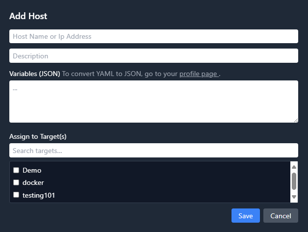 Main dashboard screenshot