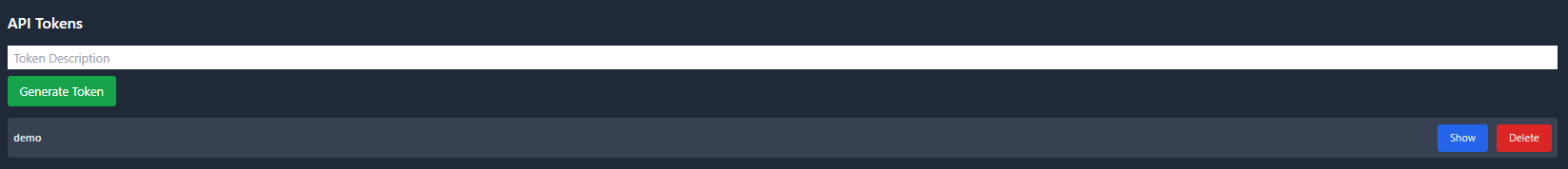 Main dashboard screenshot