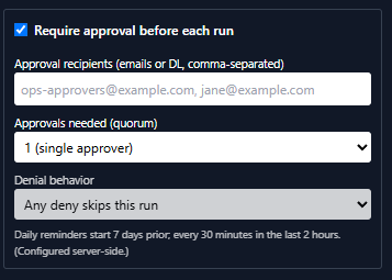 Main dashboard screenshot