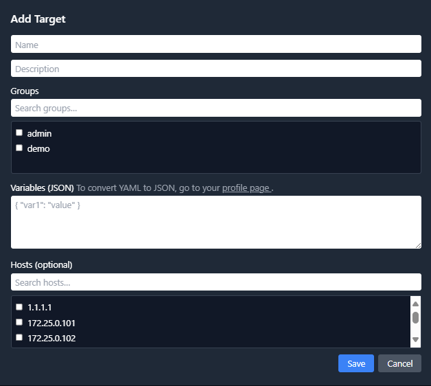 Main dashboard screenshot
